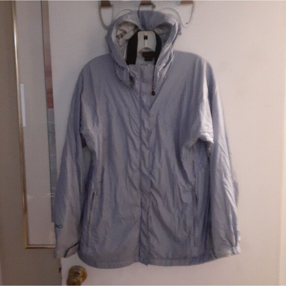 Marmot Waterproof Rain Jacket Pale Purple Women's M Zippered Breathable Fall Top - Picture 3 of 12